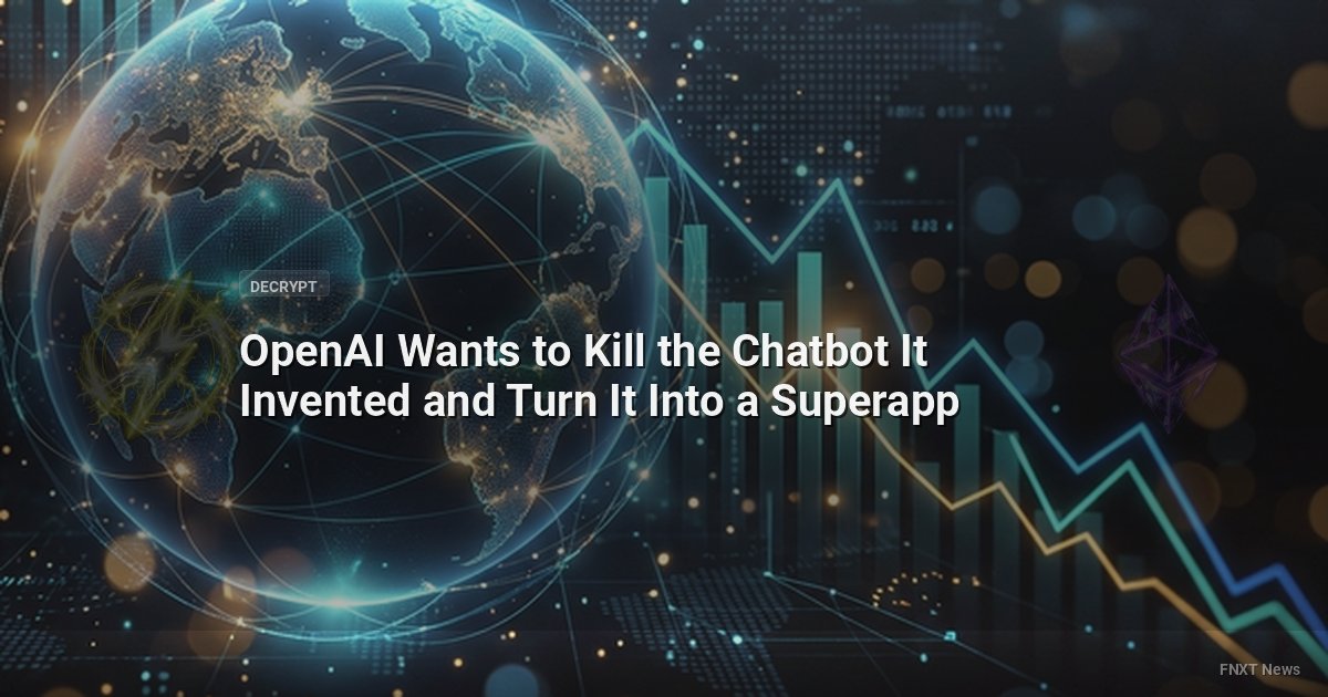 OpenAI Wants to Kill the Chatbot It Invented and Turn It Into a Superapp