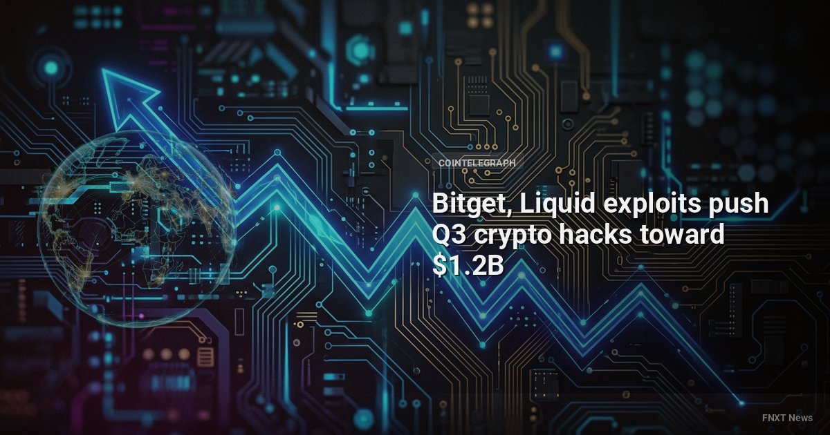 Bitget, Liquid exploits push Q3 crypto hacks toward $1.2B