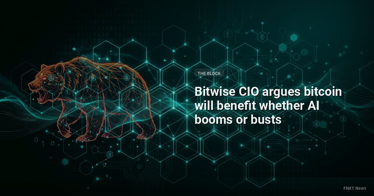 Bitwise CIO argues bitcoin will benefit whether AI booms or busts