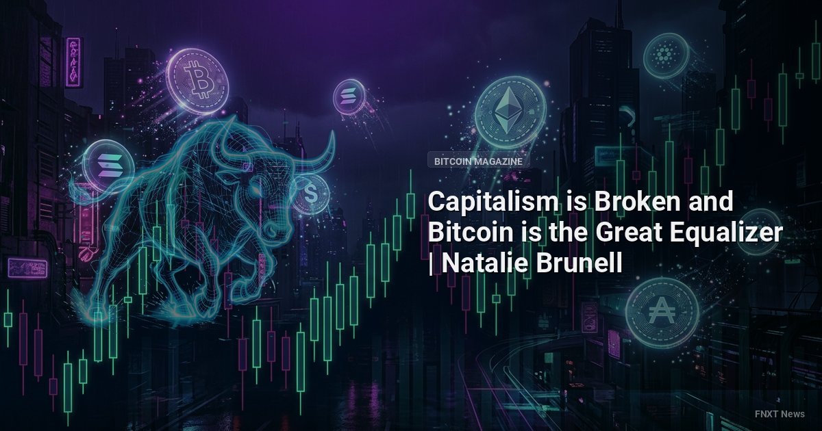 Capitalism is Broken and Bitcoin is the Great Equalizer | Natalie Brunell