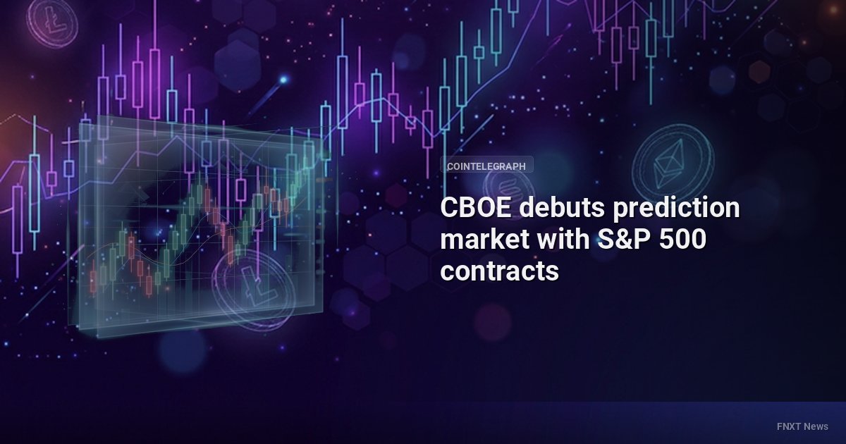 CBOE debuts prediction market with S&P 500 contracts