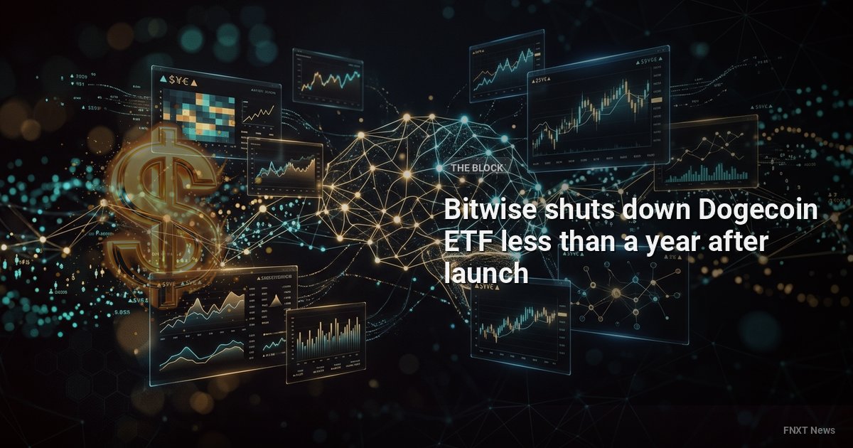 Bitwise shuts down Dogecoin ETF less than a year after launch