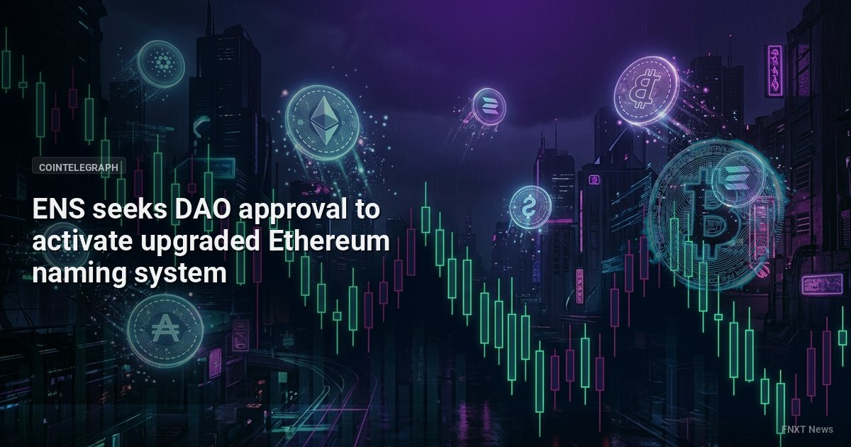 ENS seeks DAO approval to activate upgraded Ethereum naming system