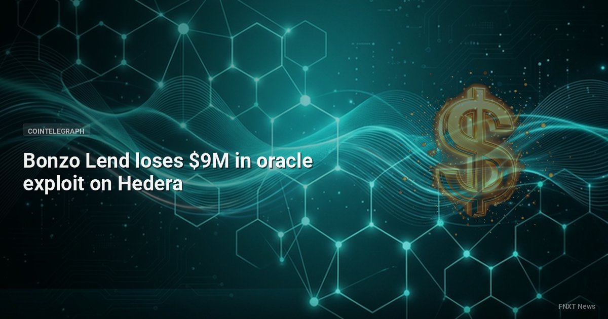 Bonzo Lend loses $9M in oracle exploit on Hedera