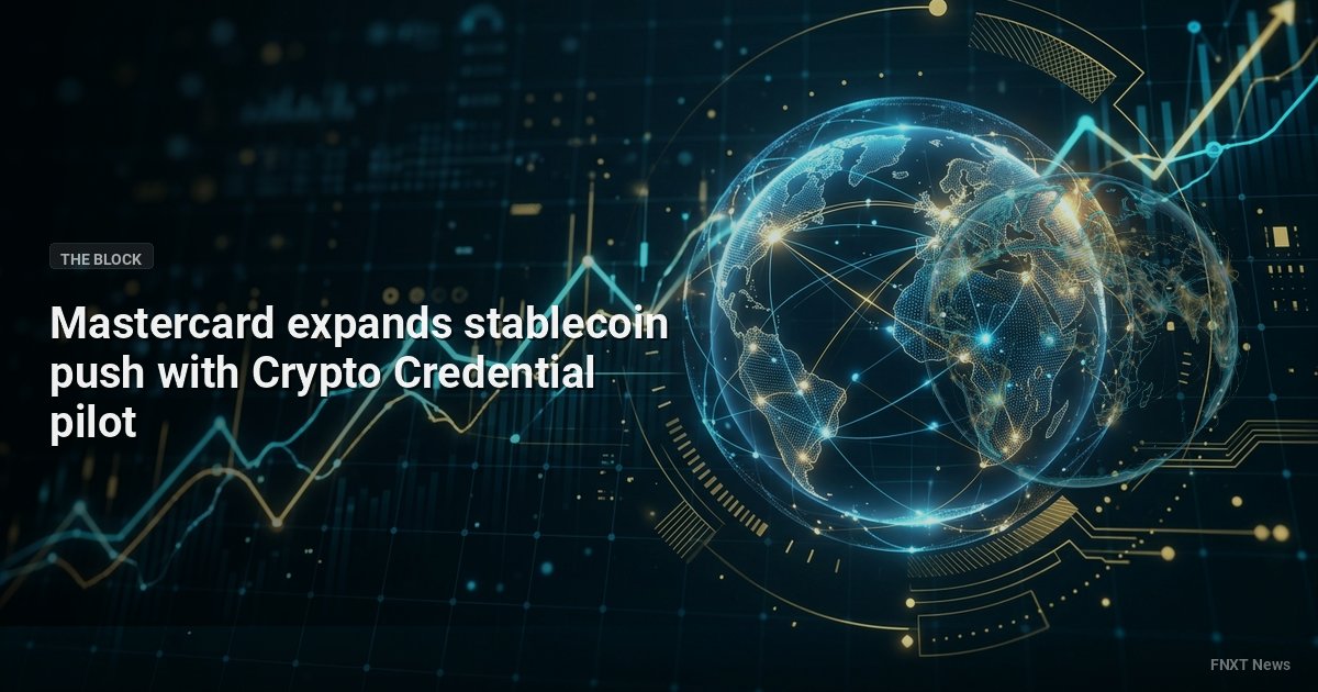 Mastercard expands stablecoin push with Crypto Credential pilot