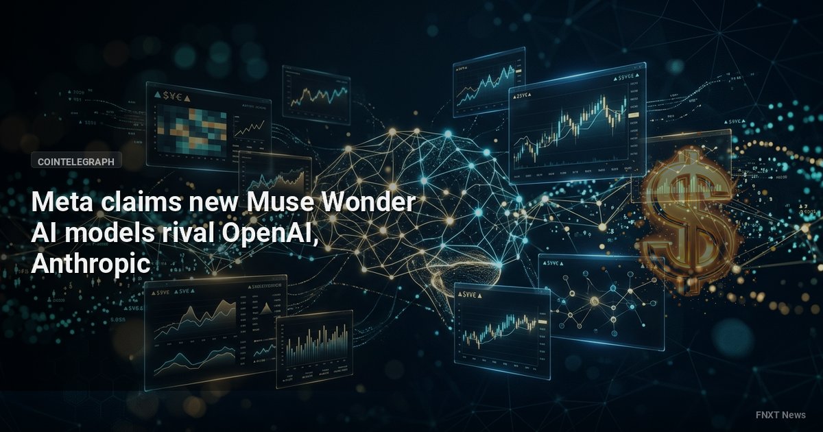 Meta claims new Muse Wonder AI models rival OpenAI, Anthropic