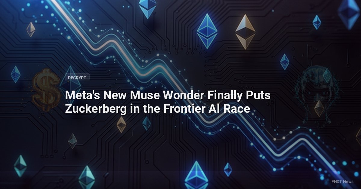 Meta's New Muse Wonder Finally Puts Zuckerberg in the Frontier AI Race