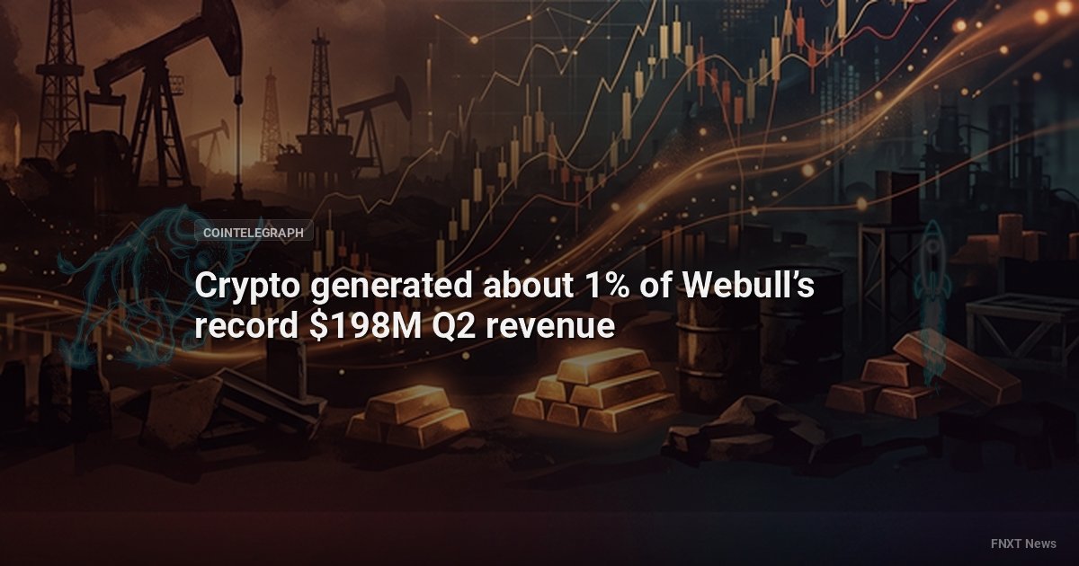 Crypto generated about 1% of Webull’s record $198M Q2 revenue