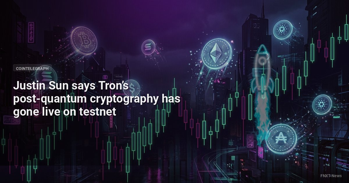 Justin Sun says Tron’s post-quantum cryptography has gone live on testnet