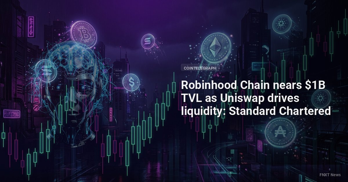 Robinhood Chain nears $1B TVL as Uniswap drives liquidity: Standard Chartered