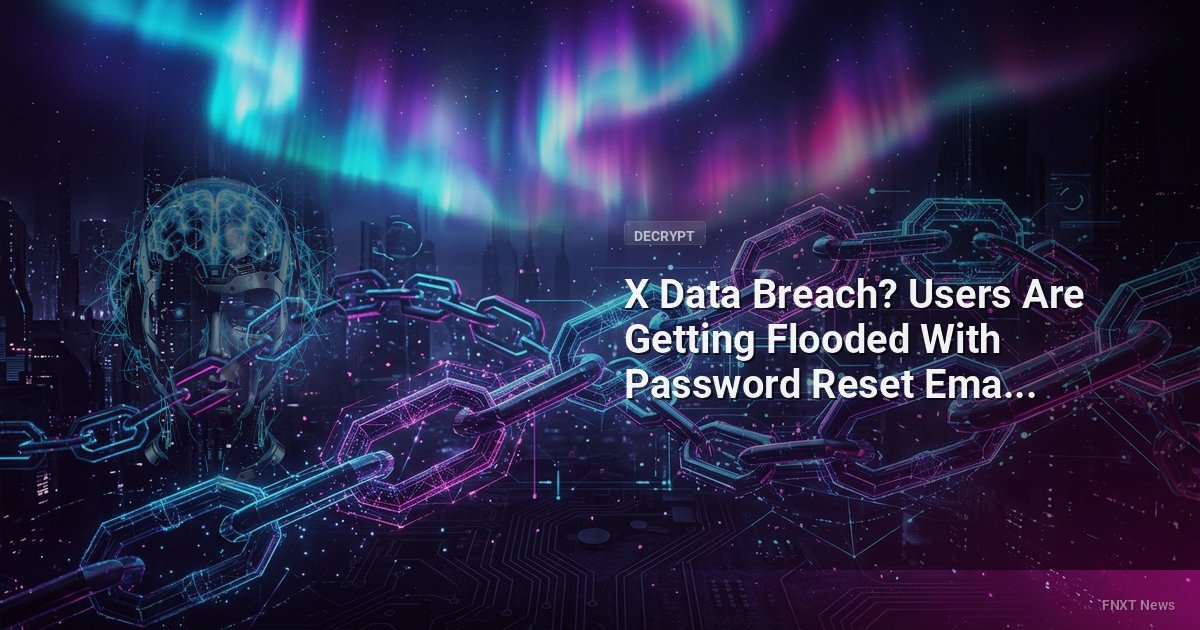 X Data Breach? Users Are Getting Flooded With Password Reset Emails Nobody Requested