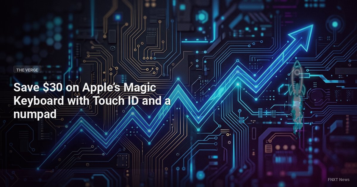 Save $30 on Apple’s Magic Keyboard with Touch ID and a numpad
