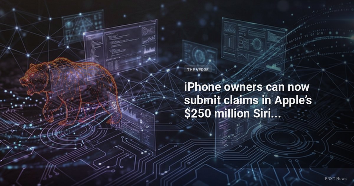 iPhone owners can now submit claims in Apple’s $250 million Siri AI settlement