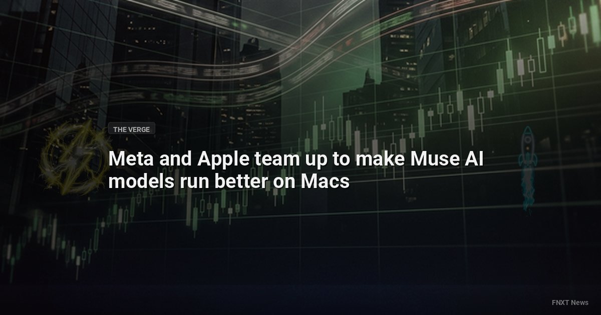 Meta and Apple team up to make Muse AI models run better on Macs