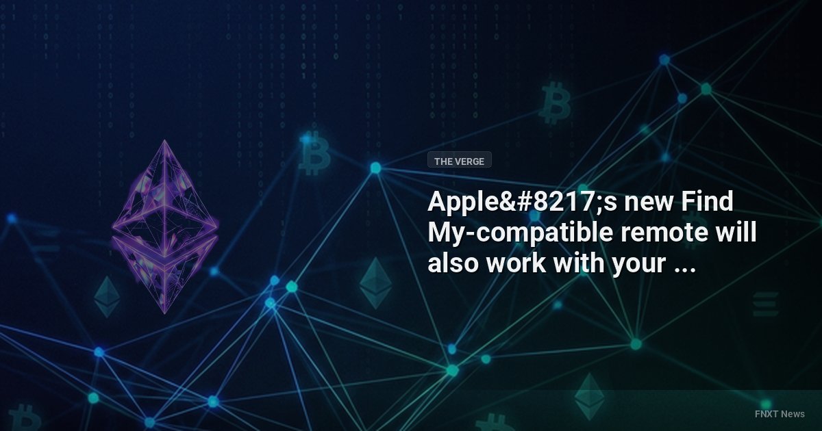Apple’s new Find My-compatible remote will also work with your old Apple TV