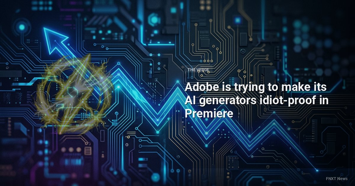 Adobe is trying to make its AI generators idiot-proof in Premiere