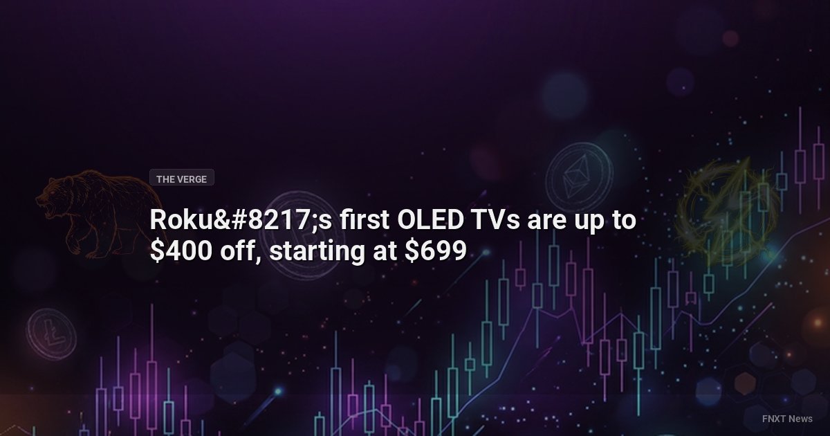 Roku’s first OLED TVs are up to $400 off, starting at $699