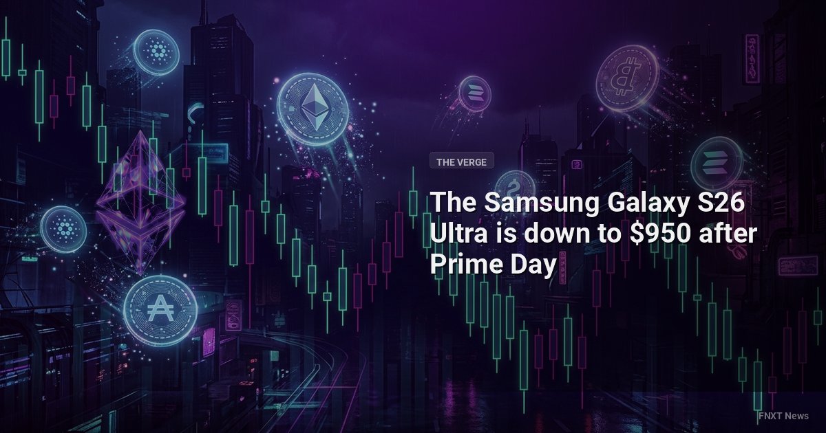 The Samsung Galaxy S26 Ultra is down to $950 after Prime Day