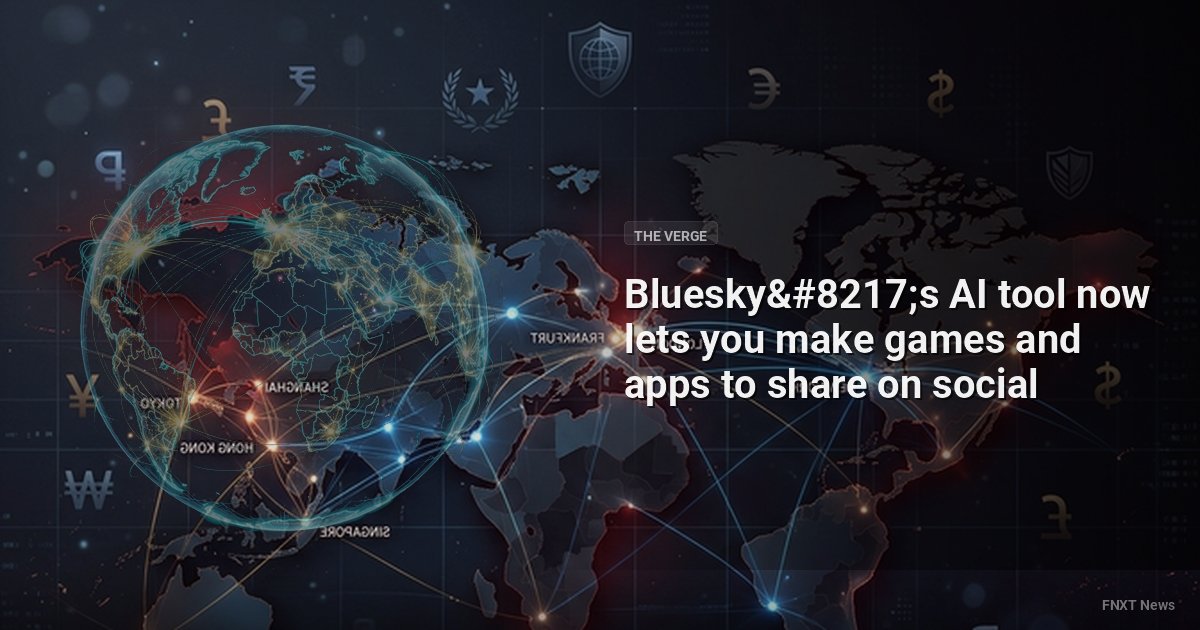 Bluesky’s AI tool now lets you make games and apps to share on social