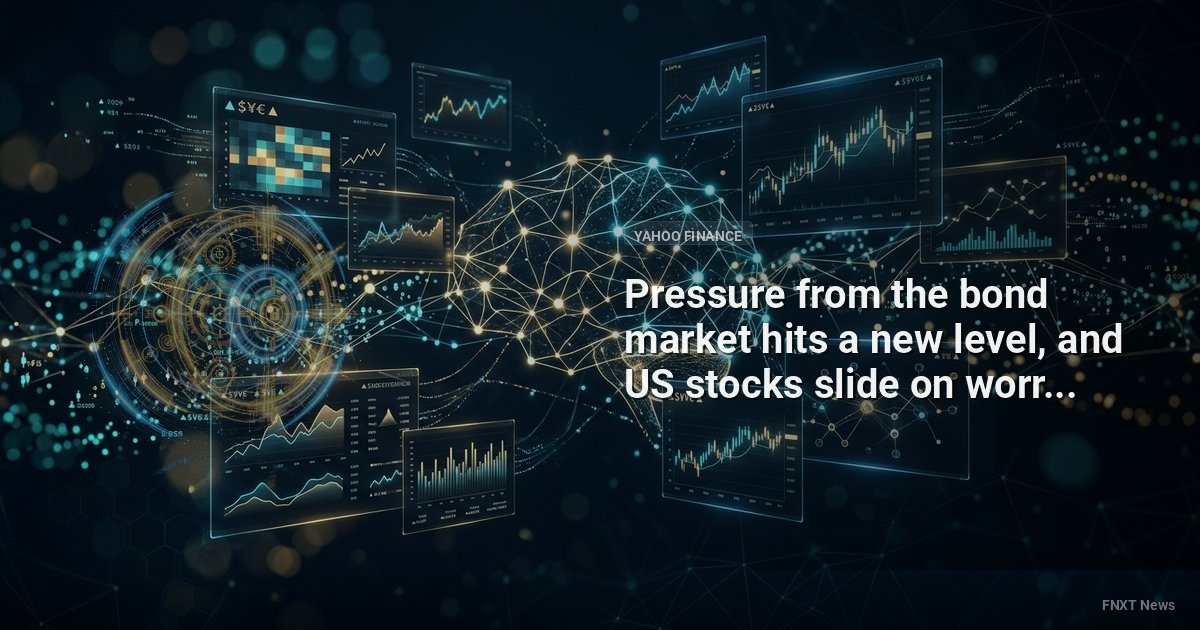 Pressure from the bond market hits a new level, and US stocks slide on worries about inflation