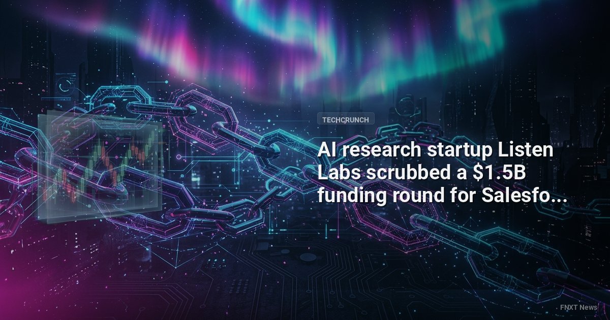 AI research startup Listen Labs scrubbed a $1.5B funding round for Salesforce talks