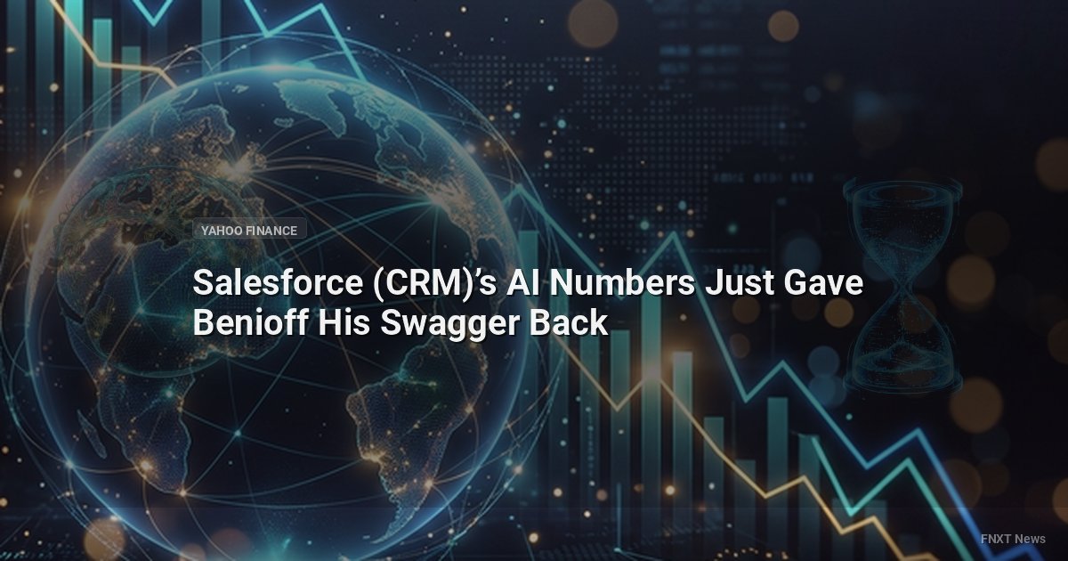 Salesforce (CRM)’s AI Numbers Just Gave Benioff His Swagger Back