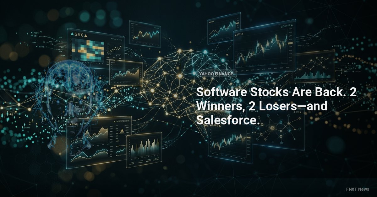 Software Stocks Are Back. 2 Winners, 2 Losers—and Salesforce.