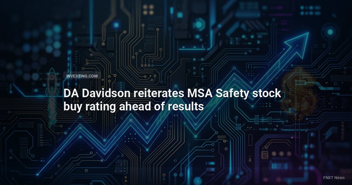 DA Davidson reiterates MSA Safety stock buy rating ahead of results