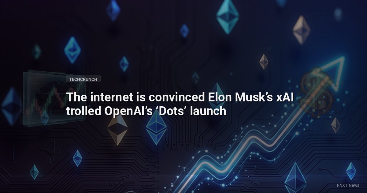 The internet is convinced Elon Musk’s xAI trolled OpenAI’s ‘Dots’ launch