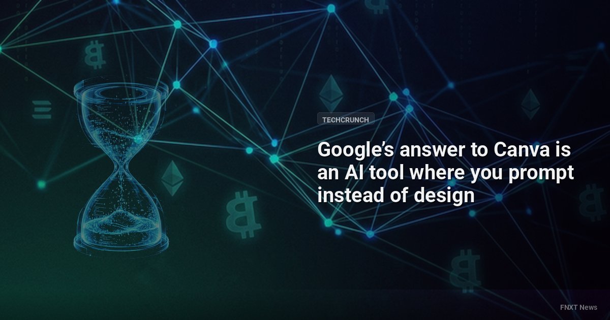 Google’s answer to Canva is an AI tool where you prompt instead of design