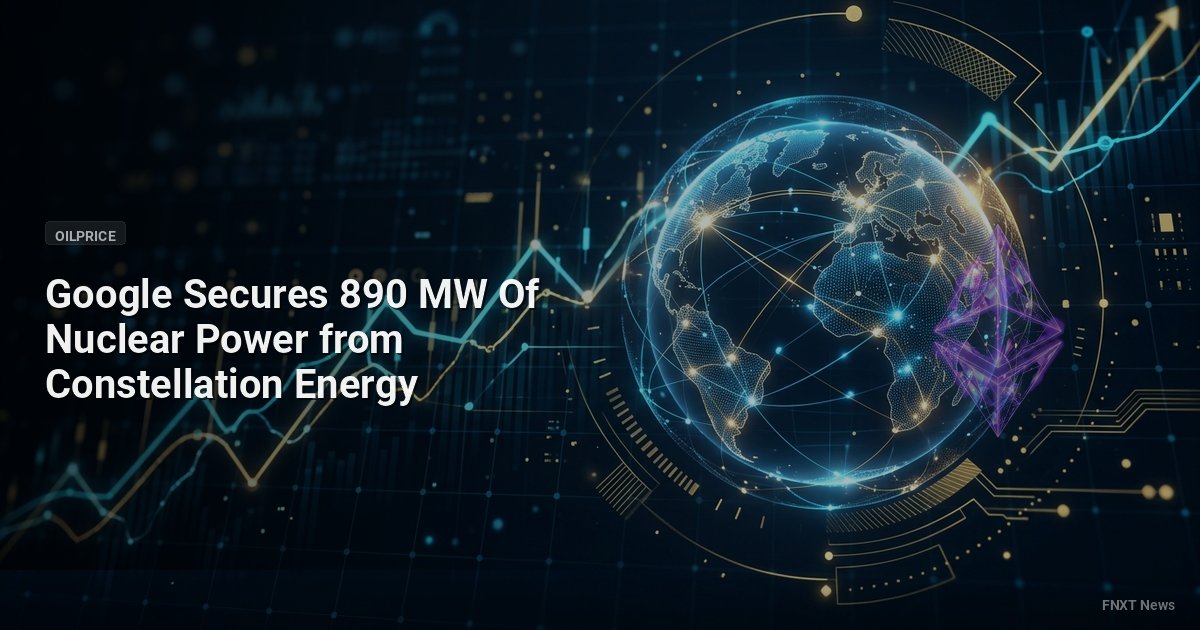 Google Secures 890 MW Of Nuclear Power from Constellation Energy