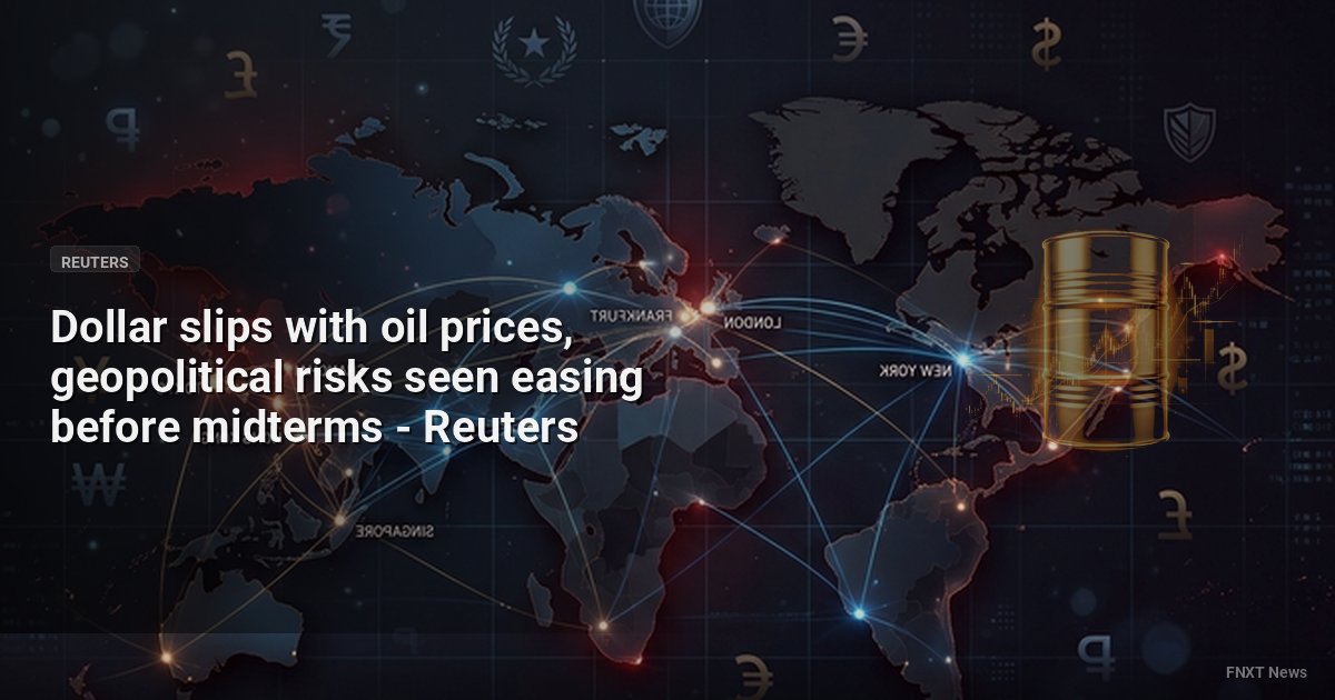 Dollar slips with oil prices, geopolitical risks seen easing before midterms - Reuters