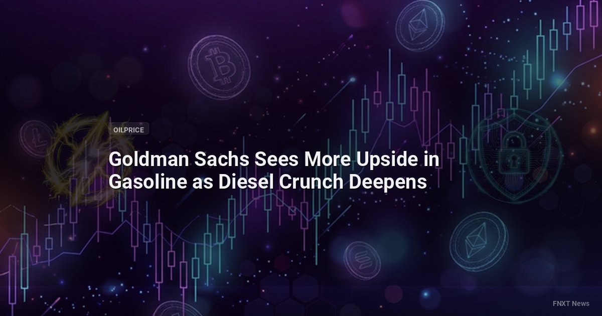 Goldman Sachs Sees More Upside in Gasoline as Diesel Crunch Deepens