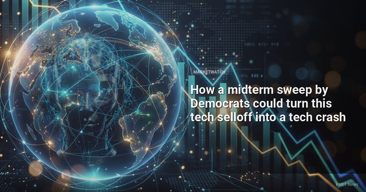 How a midterm sweep by Democrats could turn this tech selloff into a tech crash