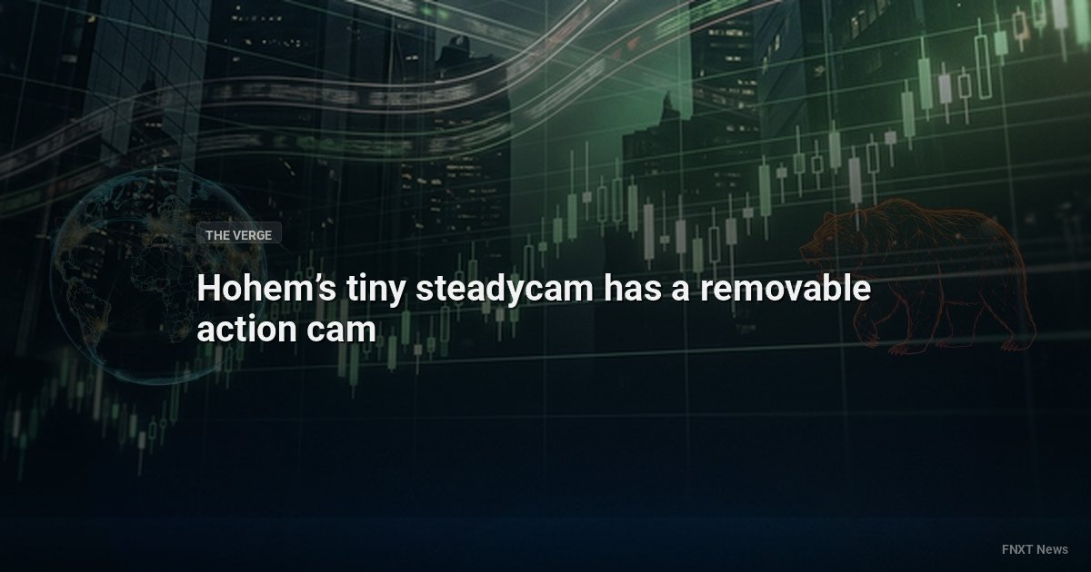 Hohem’s tiny steadycam has a removable action cam