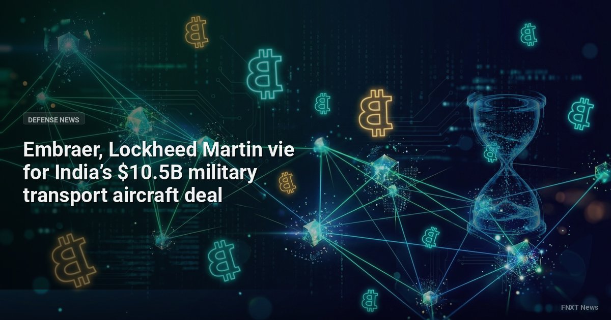 Embraer, Lockheed Martin vie for India’s $10.5B military transport aircraft deal