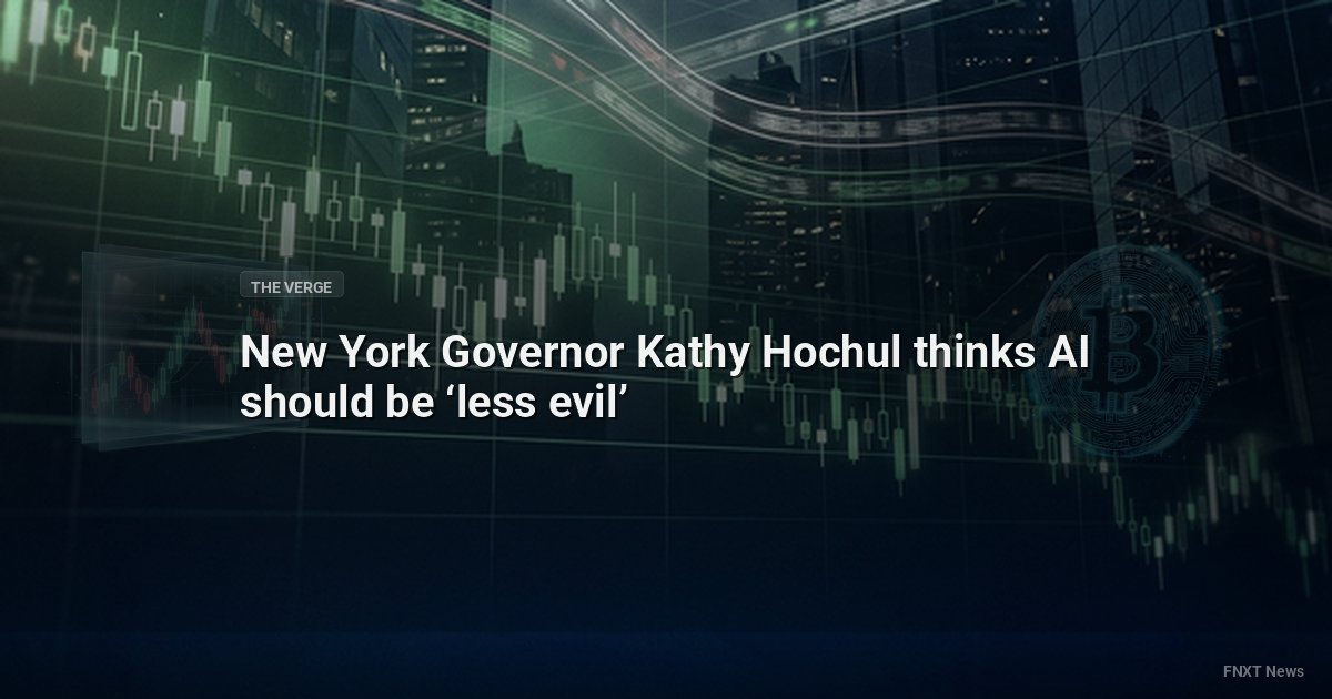 New York Governor Kathy Hochul thinks AI should be ‘less evil’
