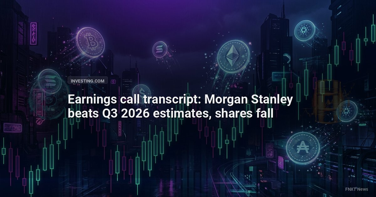 Earnings call transcript: Morgan Stanley beats Q3 2026 estimates, shares fall