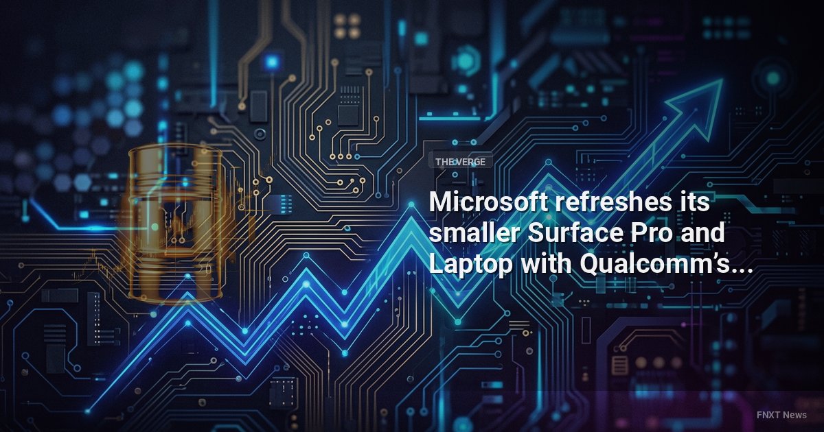 Microsoft refreshes its smaller Surface Pro and Laptop with Qualcomm’s X2 Plus