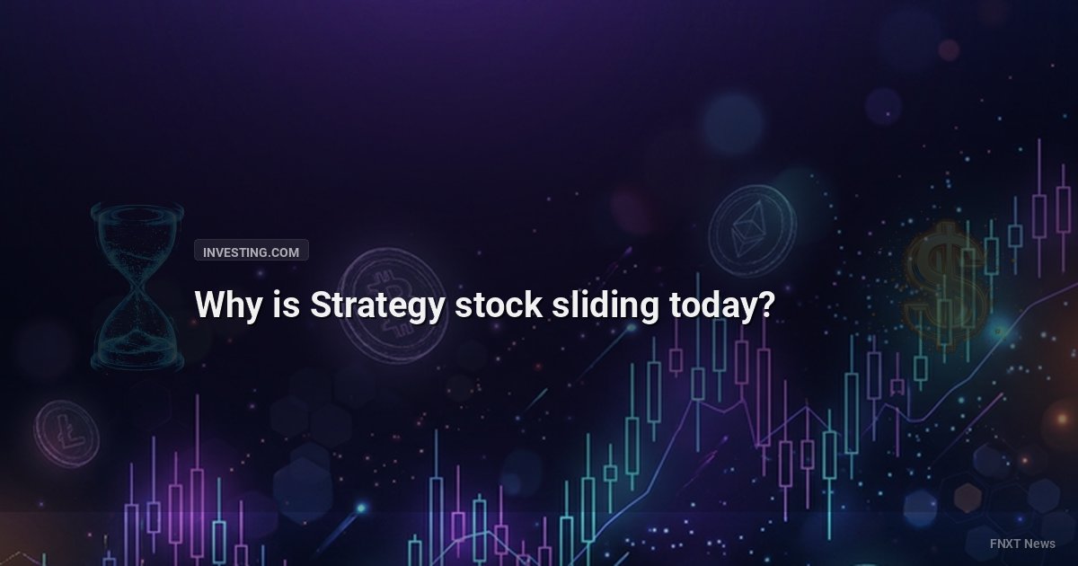 Why is Strategy stock sliding today?