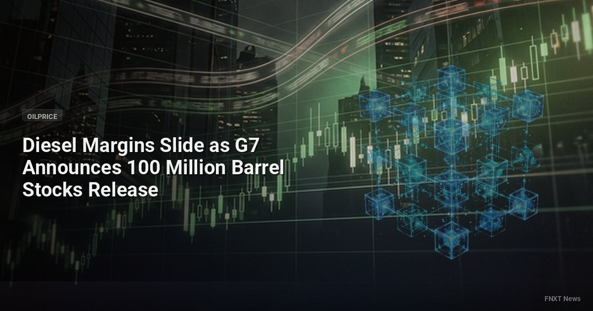 Diesel Margins Slide as G7 Announces 100 Million Barrel Stocks Release