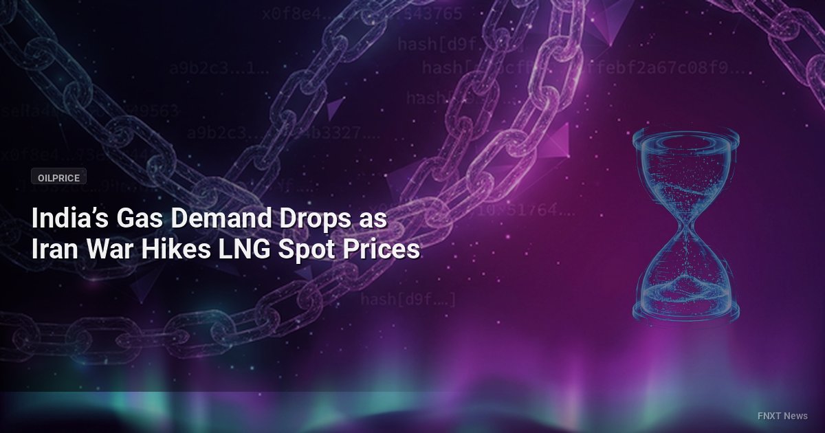 India’s Gas Demand Drops as Iran War Hikes LNG Spot Prices
