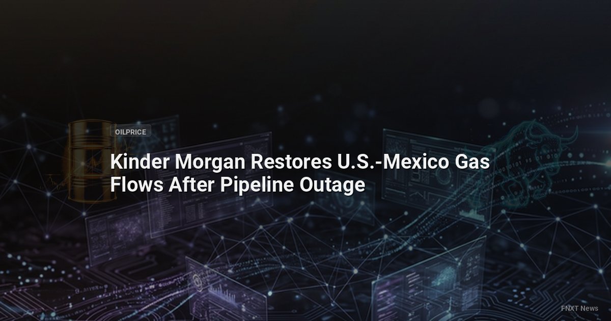 Kinder Morgan Restores U.S.-Mexico Gas Flows After Pipeline Outage