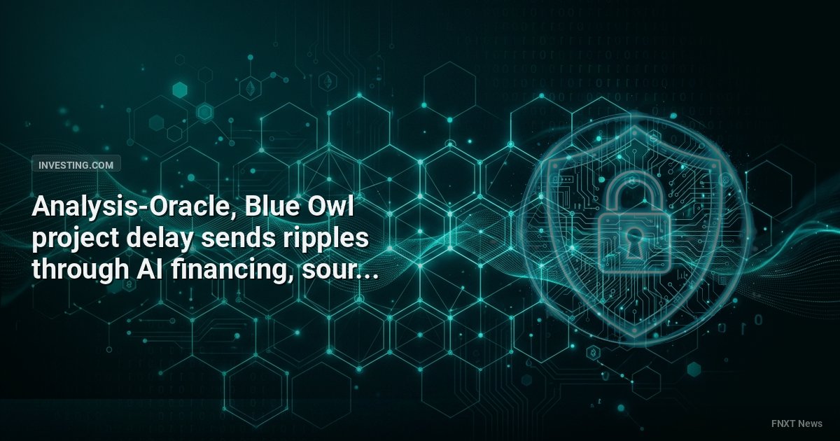 Analysis-Oracle, Blue Owl project delay sends ripples through AI financing, sources say