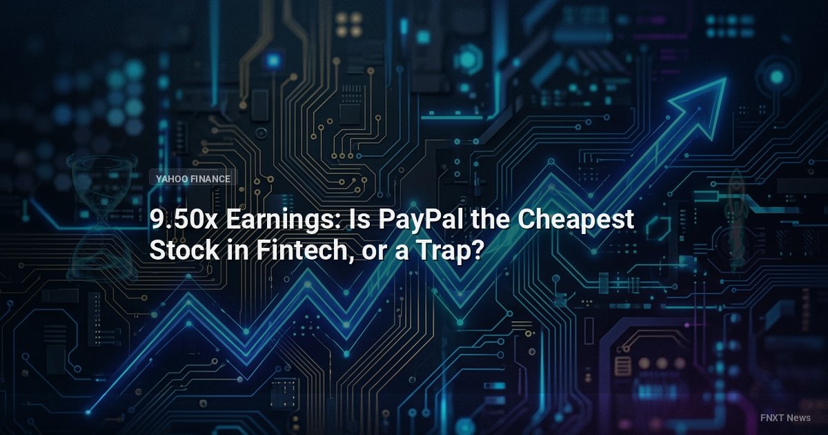 9.50x Earnings: Is PayPal the Cheapest Stock in Fintech, or a Trap?