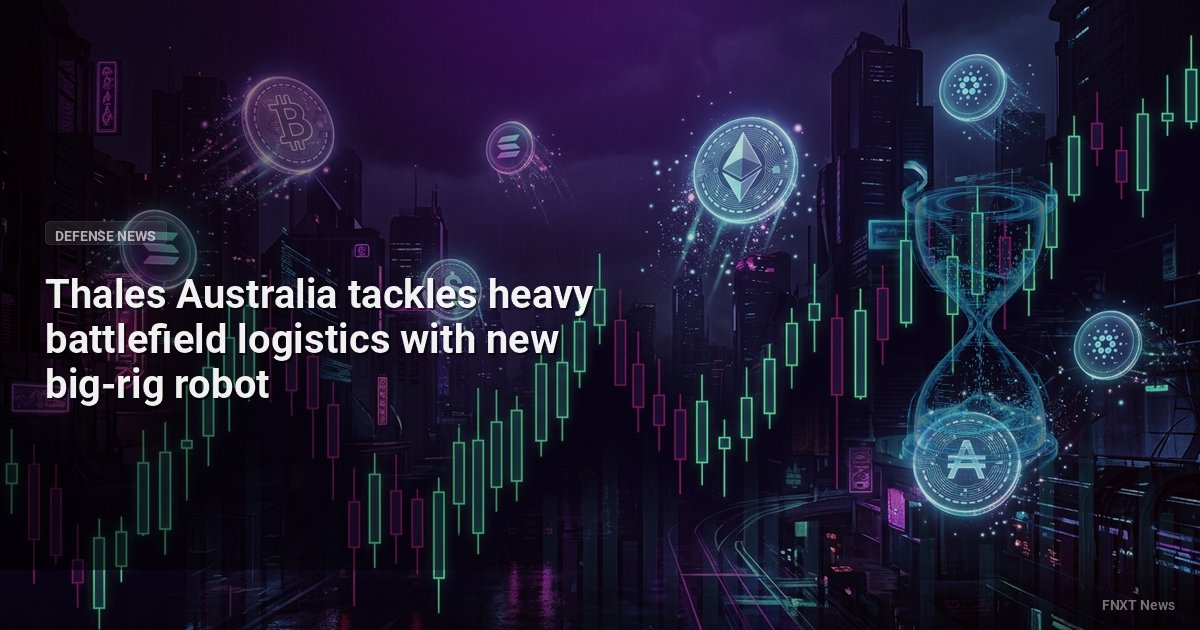 Thales Australia tackles heavy battlefield logistics with new big-rig robot