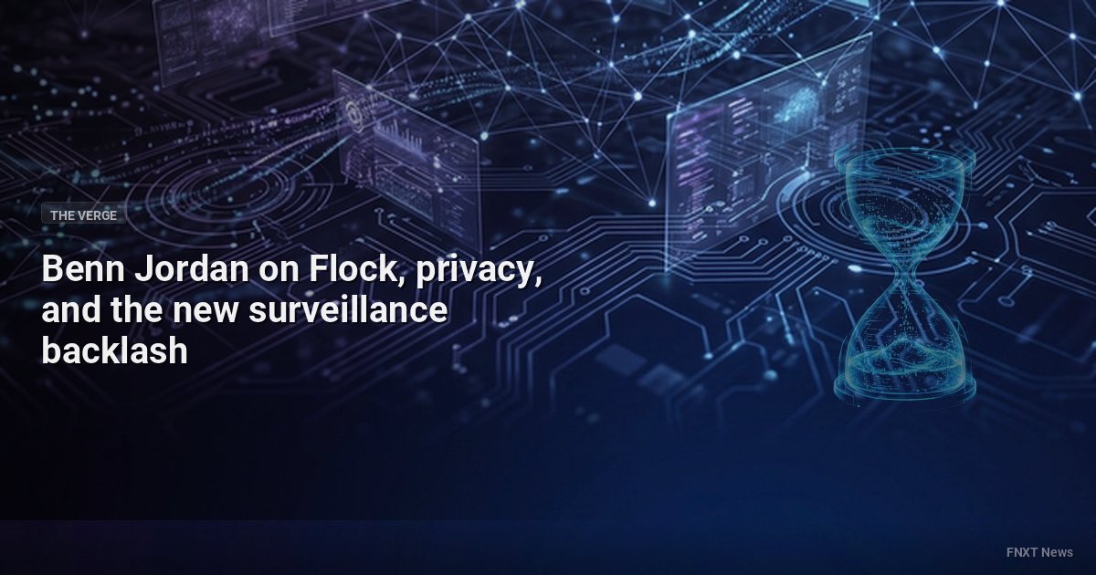 Benn Jordan on Flock, privacy, and the new surveillance backlash