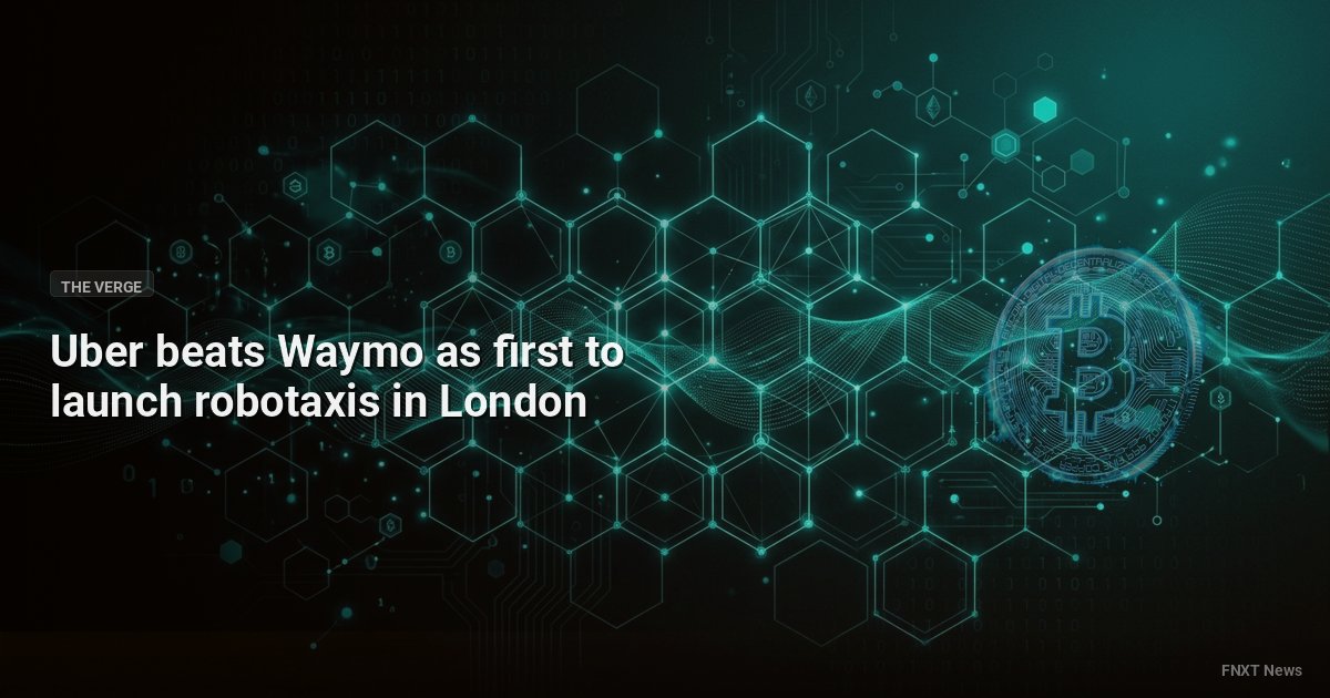 Uber beats Waymo as first to launch robotaxis in London