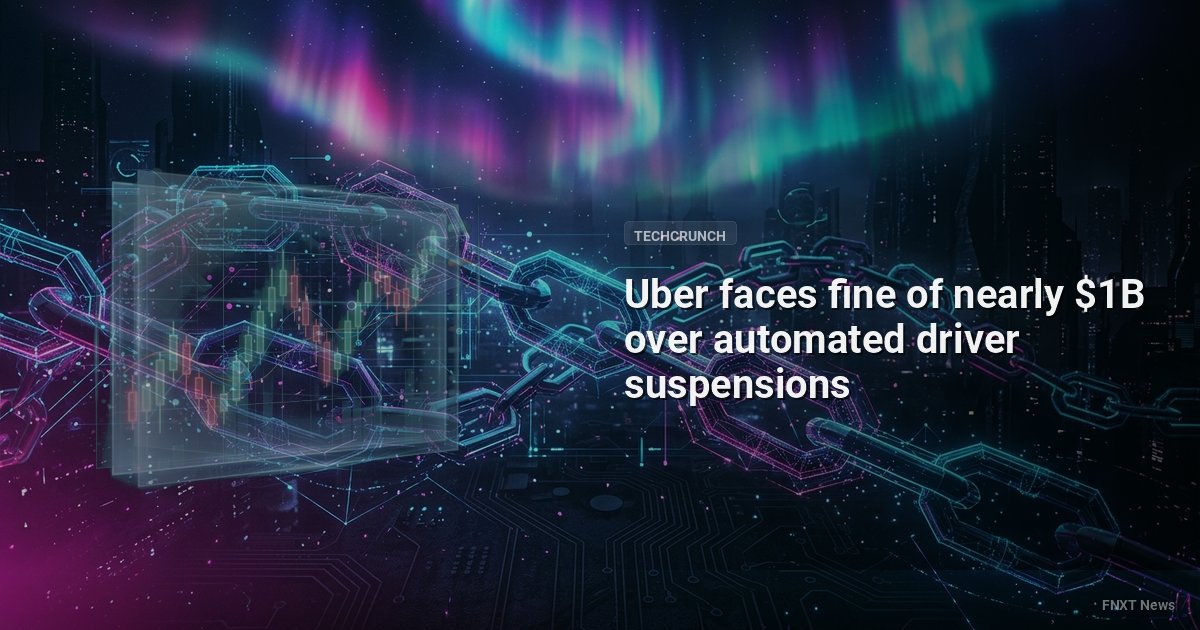 Uber faces fine of nearly $1B over automated driver suspensions