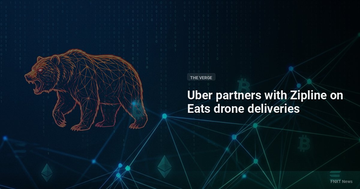 Uber partners with Zipline on Eats drone deliveries
